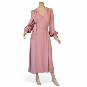 WOO WOO BOUTIQUE Ossie Pink Wrap Dress * One Size